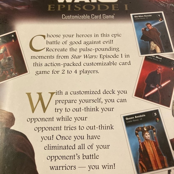 Vintage Star Wars Episode 1 Card Game - Picture 4 of 5